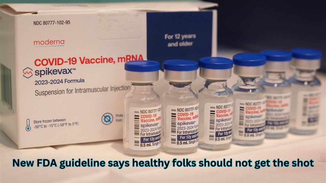 The FDA has made new guidelines on the COVID-19 shot for people who are healthy