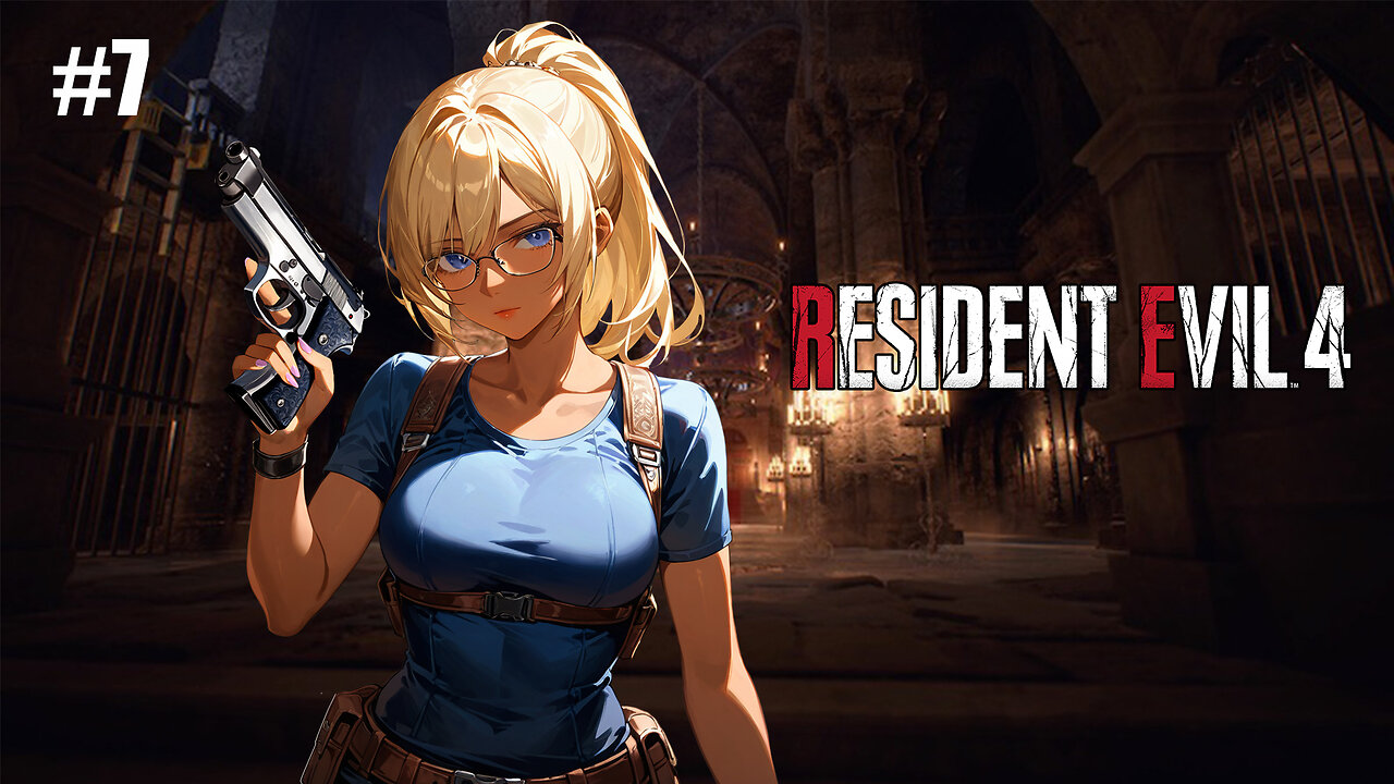 [Resident Evil 4 Remake (First Look)][#7]-So Ashley are you okay? Are you okay Ashley? [VTuber]