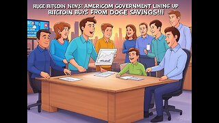 HUGE BITCOIN NEWS!! AMERICAN GOVERNMENT LINING UP BITCOIN BUYS FROM DOGE SAVINGS!!