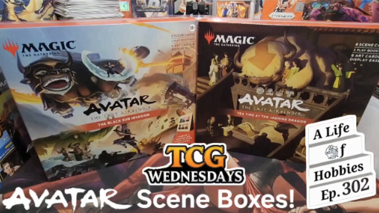 Avatar The Last Airbender Scene Boxes - The Black Sun Invasion & Tea Time at the Jasmine Dragon e302