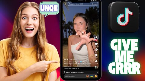 TikTok trend -Give me a grr!unqe