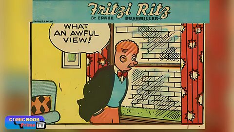 The best apartment view, Fritzi Ritz and Phil Fumble By Ernie Bushmiller #shorts #comics #funny