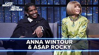 "Anna Wintour and A$AP Rocky Break Down Iconic Met Gala Looks",