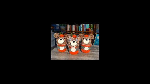 Pumpkin Spice Latte Amigurumi Bears 🐻🧸🧶