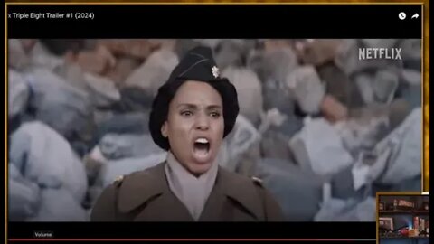 Six Triple Eight netflix movie about a company of blacks in WW2 saving the day.