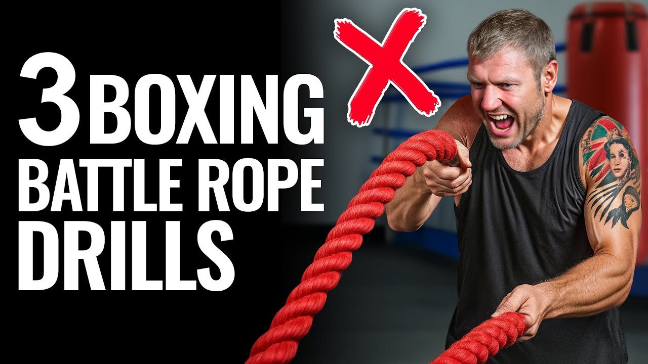 3 Boxing Battle Rope Drills (IMPROVE SPEED)