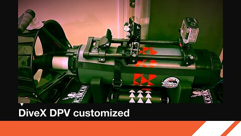 DiveX BlackTip DPV customized