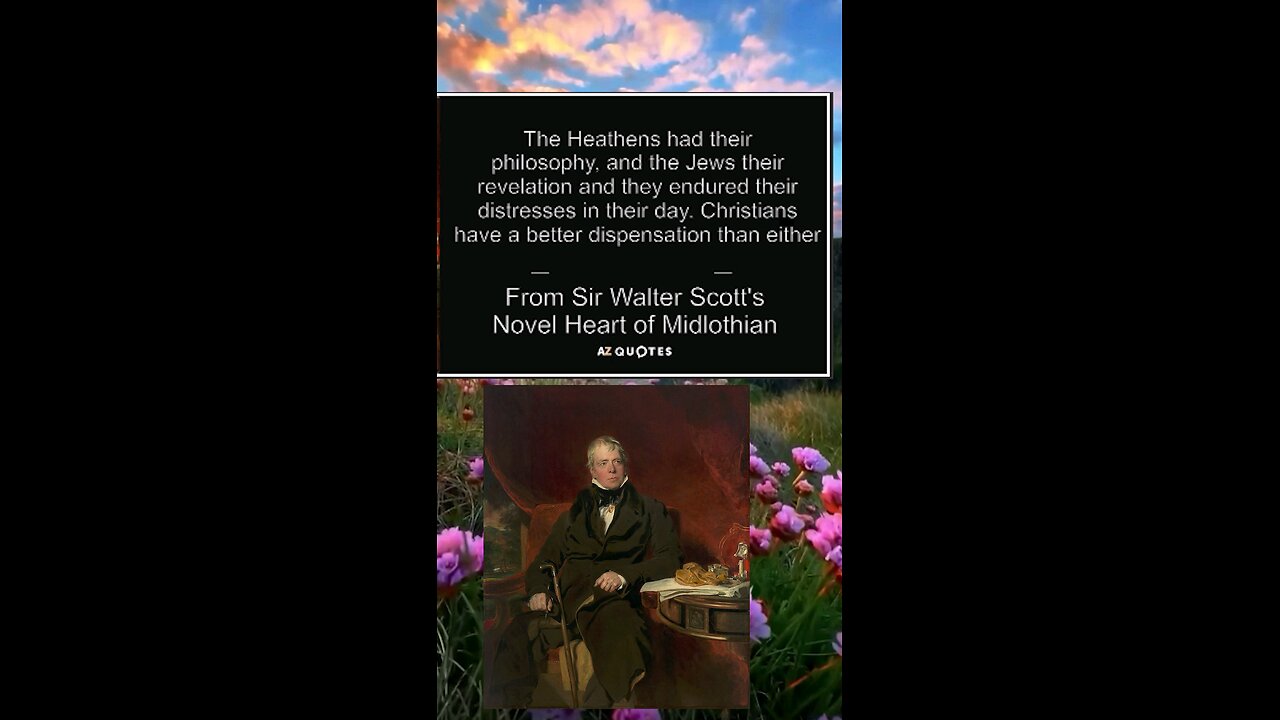 Sir Walter Scott on Chrisianity