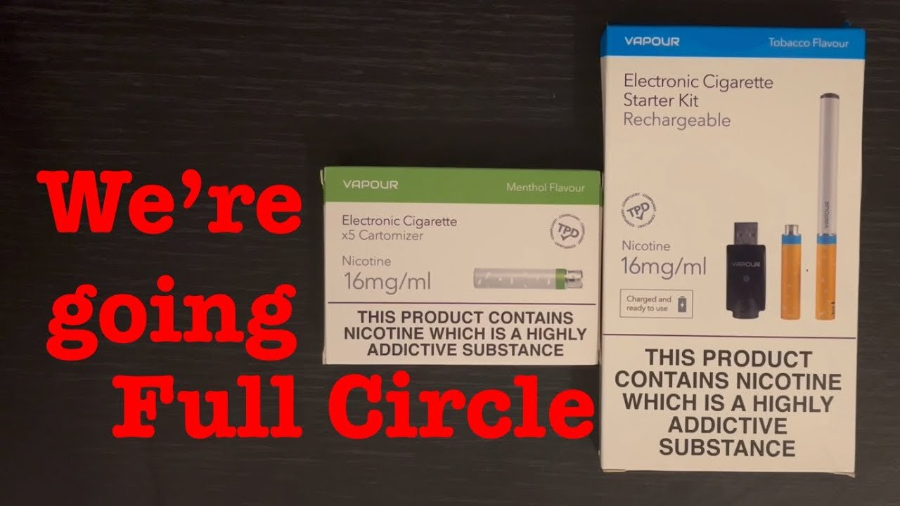 Vapour E-Cig Starter Kit Unboxing Review