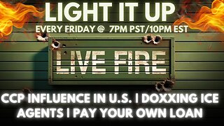 CCP INFLUENCE IN U.S. | DOXXING ICE AGENTS | PAY YOUR OWN LOAN