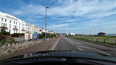 A Short Drive Along Paignton Seafront Devon.