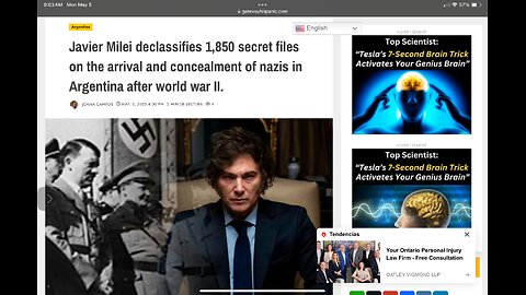 Javier Milei declassifies 1,850 secret files on the arrival and concealment of WW2 nazis in Argentin
