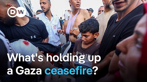 Dozens killed in attack on Gaza aid-distribution point | DW News