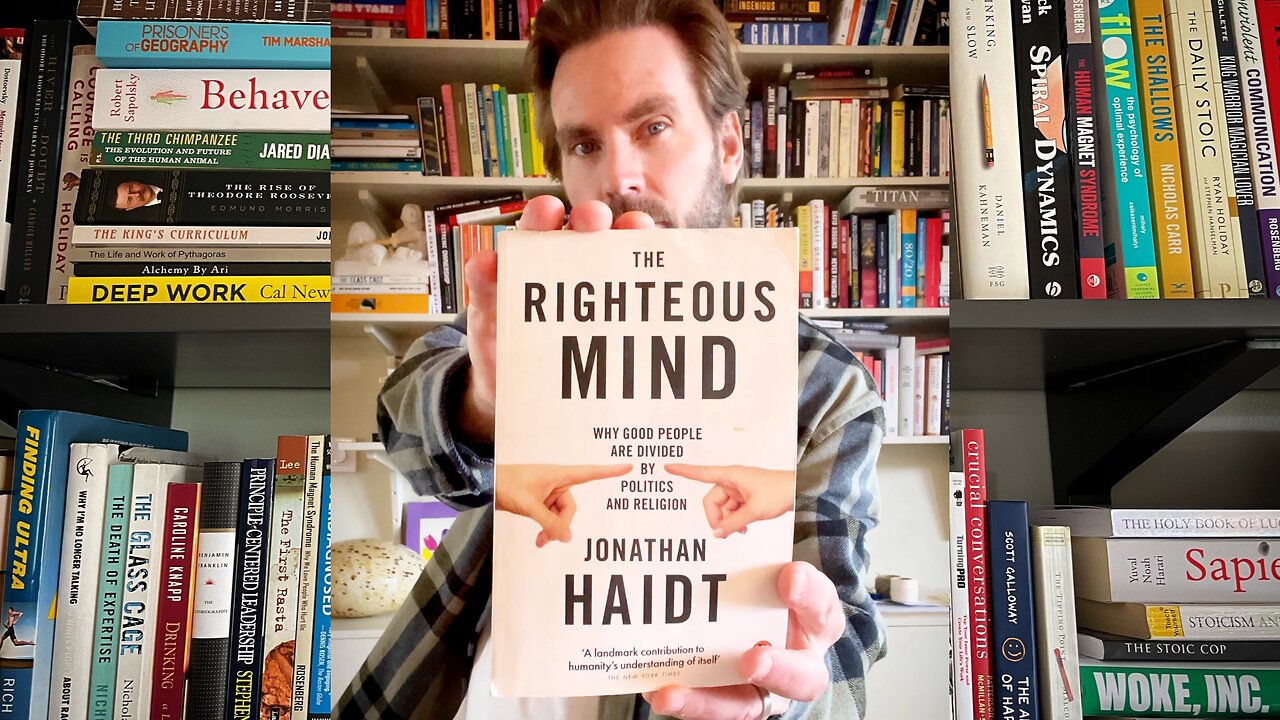 Quick Review - “The Righteous Mind” by Johnathan Haidt - 1-min review