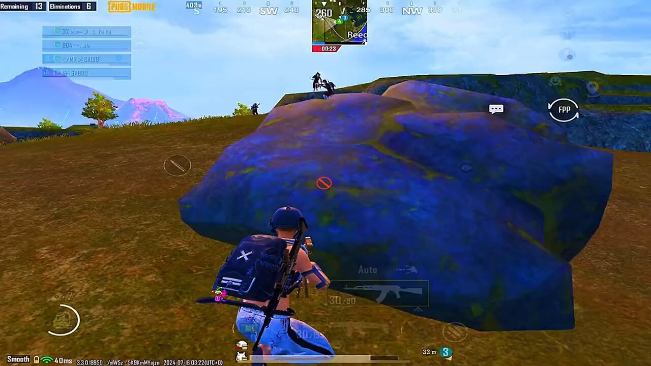 PUBG mobile 1 vs 4