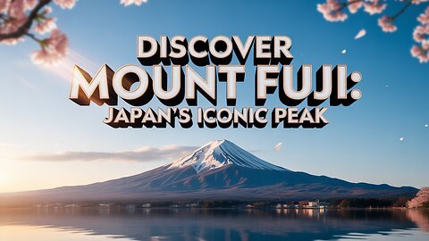 Discover Mount Fuji: Japan’s Iconic Peak.