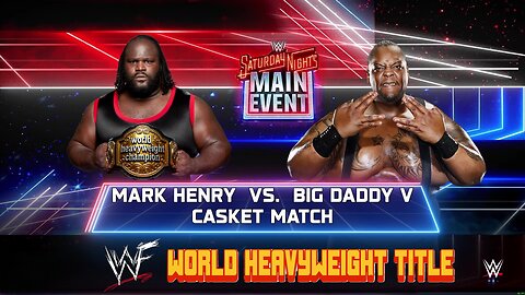 WWE 2k25 CasketMatch Mark Henry (c) vs Big Daddy V WorldHeavyweightTitle