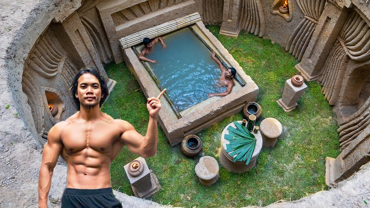 This Underground Villa Has a Mind Blowing Secret Pool!