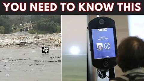 🚨 Texas Flooded, UFOs Spotted, & Your Face Is Now a Boarding Pass — What’s REALLY Going On?