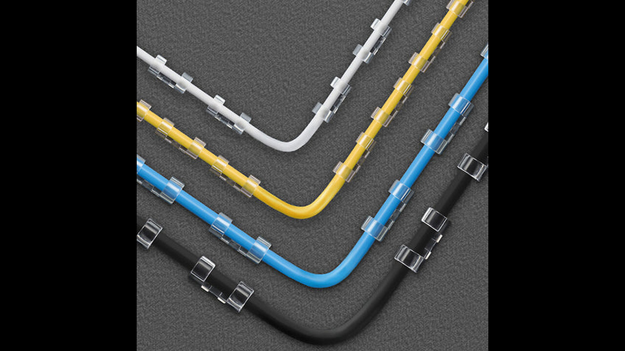 Hole-Free Cable Management Holder (40 Pcs)