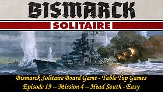 Bismarck Solitaire Deluxe Board Game Edition - Table Top Tuesdays - Episode 19