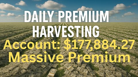 Massive Premium Harvest!💰 (Day 93 Results and Strategy 8/25/2025) #trading #PPH 🔥