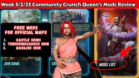 5/2/25: Weekly Community Crunch Free Official Mods Review | Ark ASA