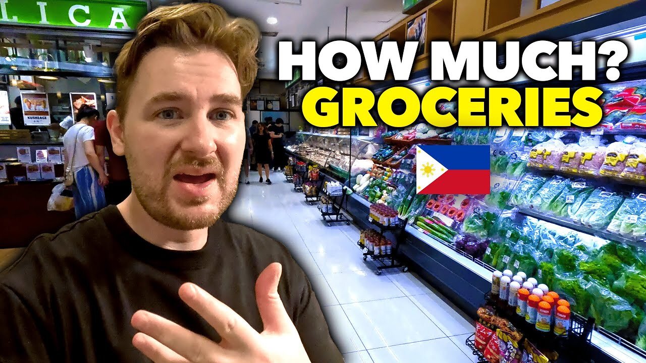Shopping at the Most EXPENSIVE Philippines Grocery Store 🇵🇭 (BGC)