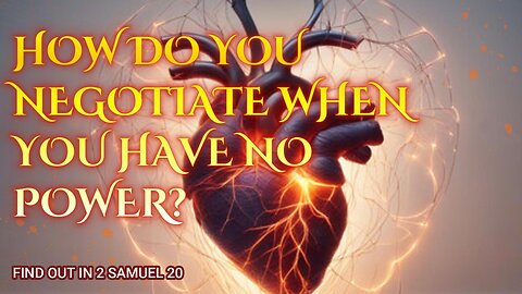 How Do You Negotiate When You Have No Power?