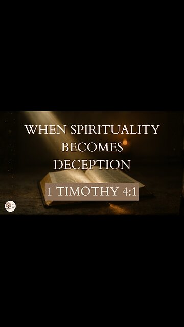 When Spirituality Becomes Deception | 1 Timothy 4:1