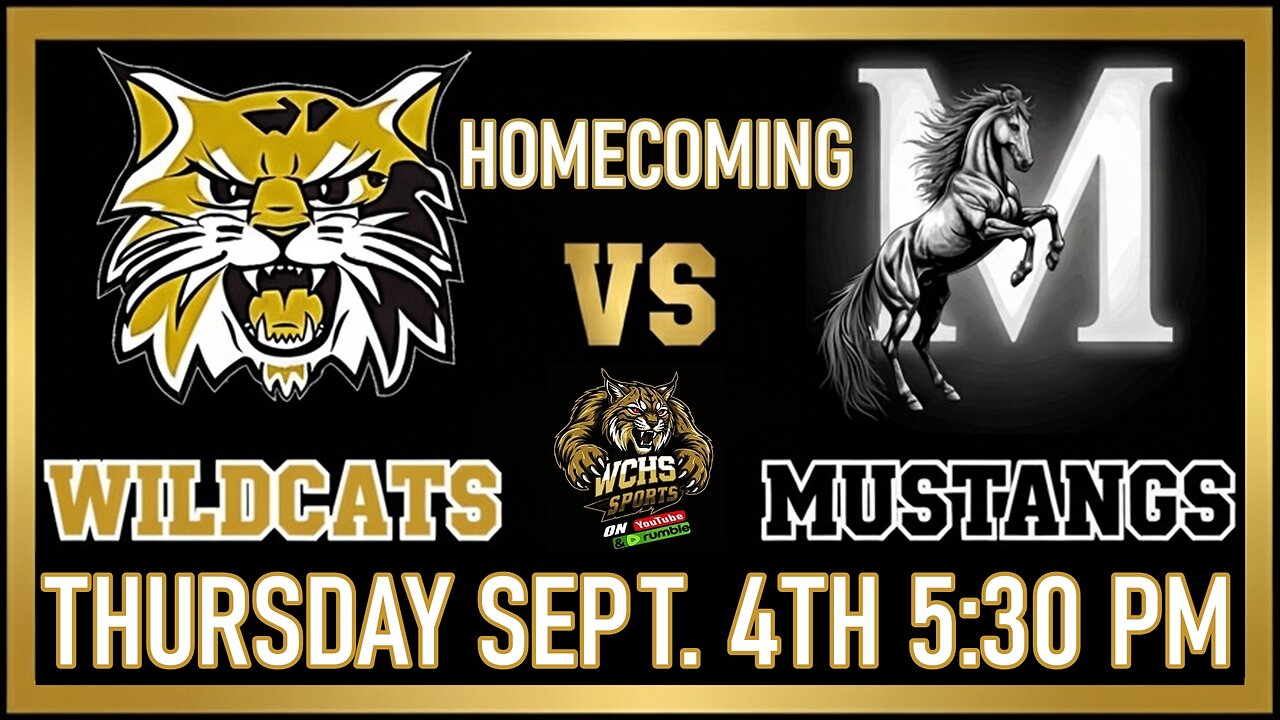 WMS HOMECOMING Wildcats vs Loretto Mustangs Thursday September 4th 5:30 PM