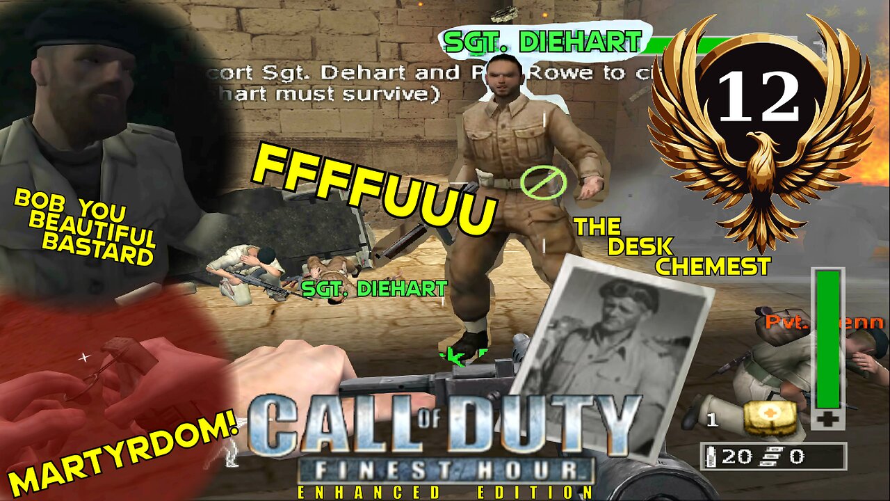 It all started with Amelia Bedelia. Then Sgt. Dehart entered the chat CoD:FE Enhanced Edition