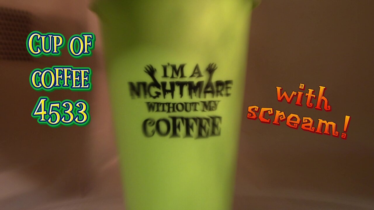Cup of Coffee 4533---Dreams, Correlation Between Extreme Sleepiness & Drunkenness (*Salty Language)
