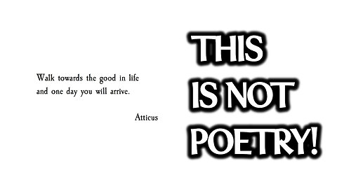 Modern Poetry Is Bad Because We've Lost The Reverence For Beauty