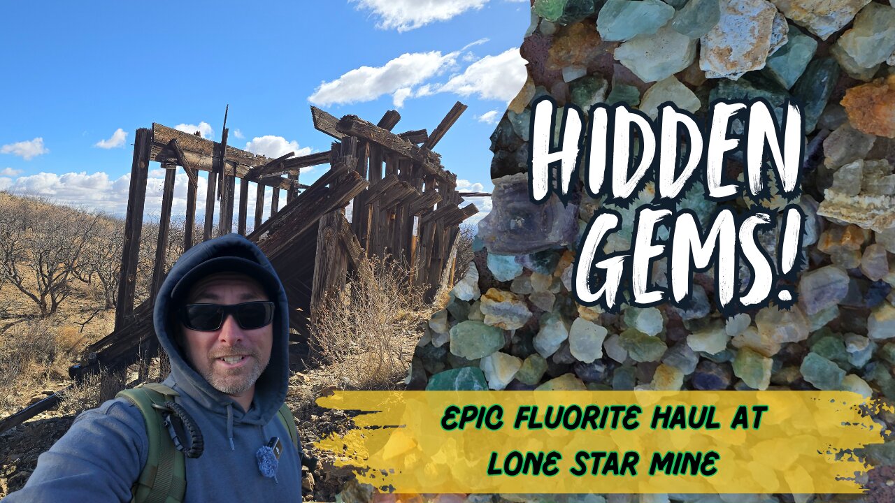 Epic Fluorite Find! Rockhounding at Lone Star Mine in Arizona
