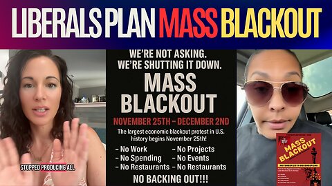 Mass Blackout Planned by Liberals & The Peoples Sick Day | Liberals Meltdown