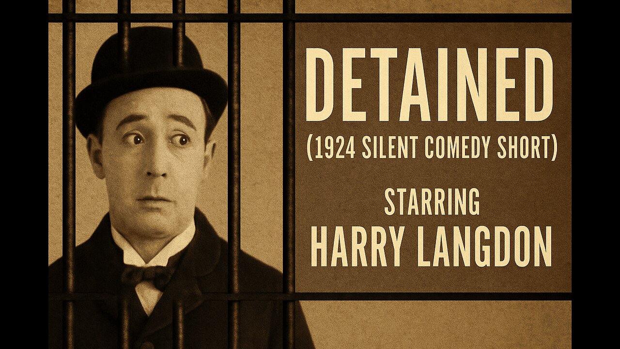 Detained (1924 Silent Comedy Short) Starring Harry Langdon