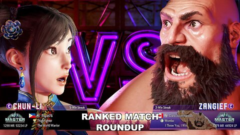 Kuya Kalbo SF6 Ranked Roundup. Chun Li Master Rank [Hori Fight Stick]