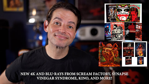 NEW 4K and Blu-rays From Scream Factory, Vinegar Syndrome, Synapse, Kino, and More!
