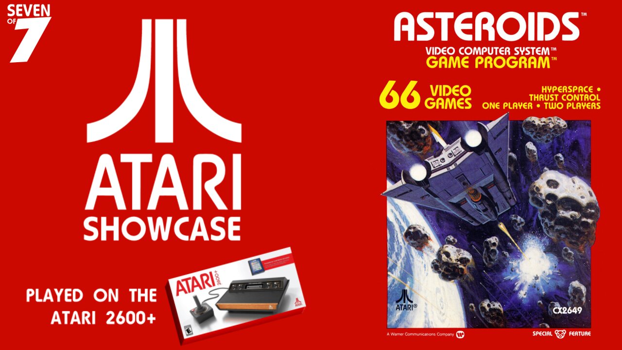 Atari Showcase: Asteroids (Atari 2600)
