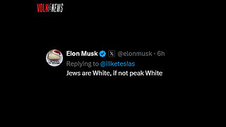 Why Is Elon Musk Constantly Pushing jews as “Peak White”?