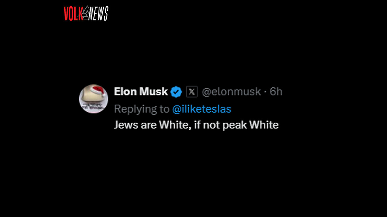 Why Is Elon Musk Constantly Pushing jews as “Peak White”?