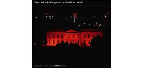 WHITE House-LIT UP RED ? HEADs Up!! Take-Over In Progress In YOUR FACE !! THISISIT4321.WOW