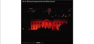 WHITE House-LIT UP RED ? HEADs Up!! Take-Over In Progress In YOUR FACE !! THISISIT4321.WOW