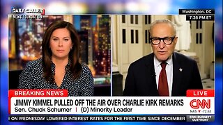 Chuck Schumer THROWS FIT on Live TV After DNC Ally Jimmy Kimmel’s Show Gets Pulled