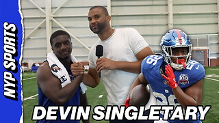Devin Singletary feels a different energy heading into the Giants season