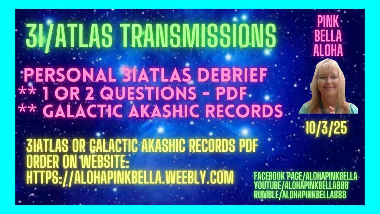 3I/ATLAS InterGalactic Visitor * Sun Perihelion Oct 29th * Plasma Energies * Remote View & Reading