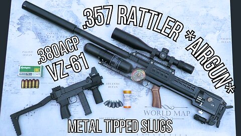 The Klobb From GoldenEye vs The Craziest $3000 Airgun You Can Buy. VZ-61 Skorpion | Western Rattler
