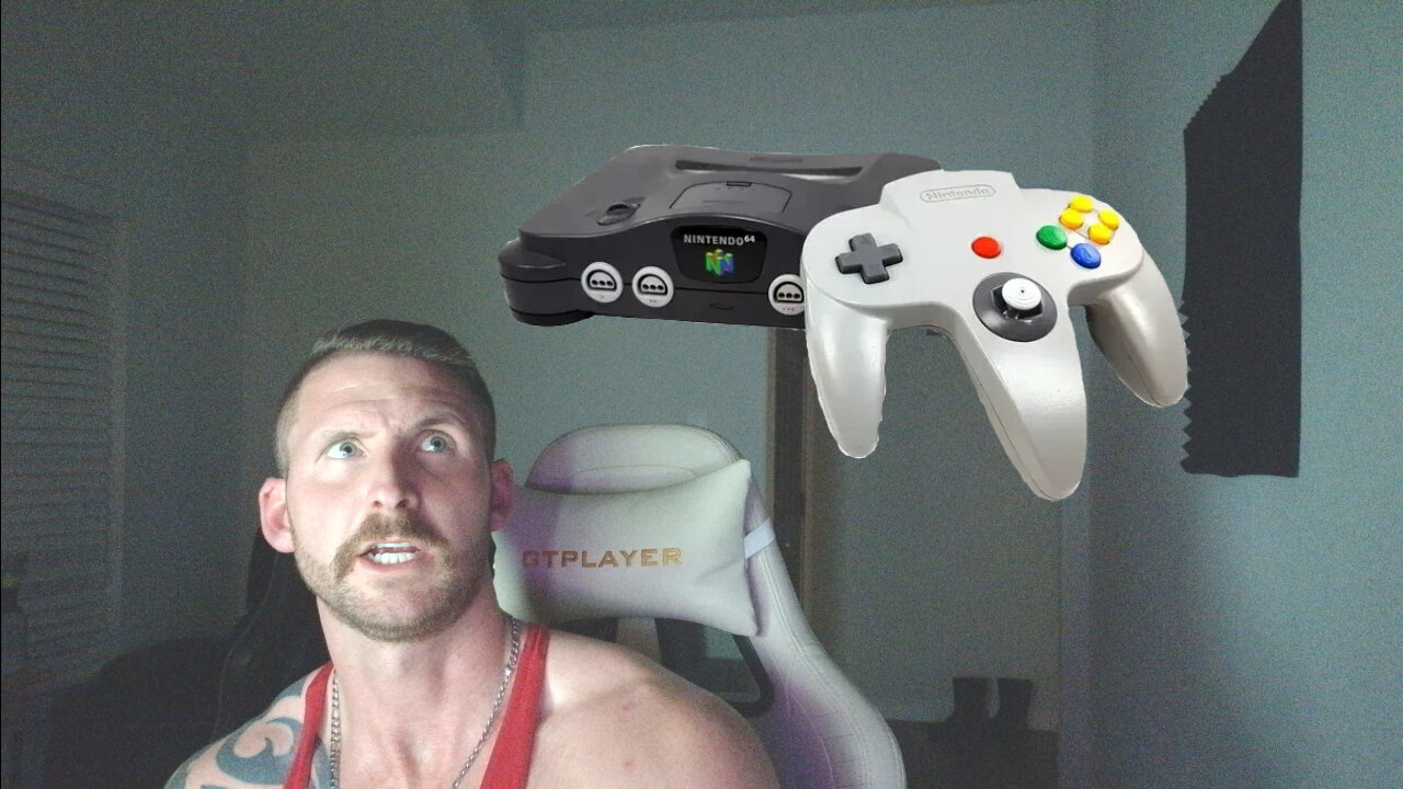 Playing Old N64 games.