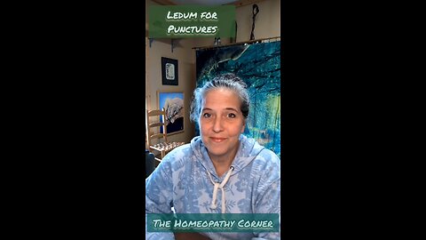 Episode 12 of the Homeopathy Corner: Ledum for bites and punctures